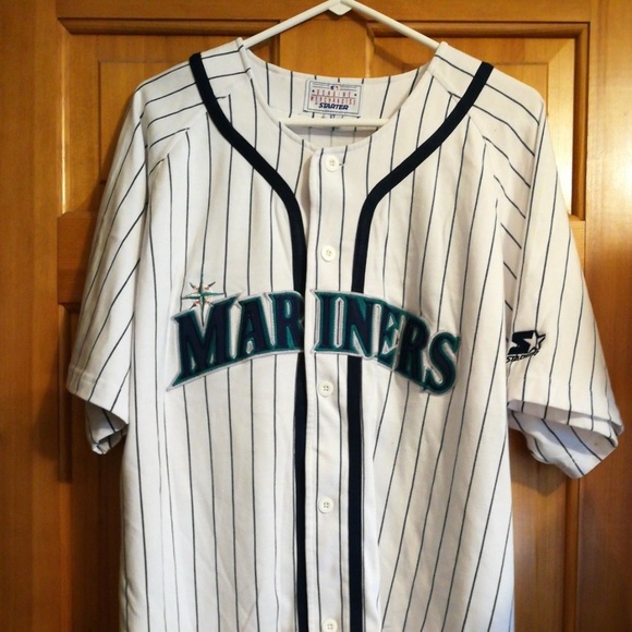 mariners pinstripe jersey